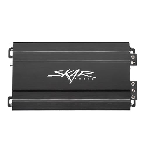 Skar Audio SK-M9005D Amplificador de coche compacto de rango completo clase D de 5 canales, 900 W