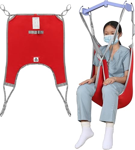 Hoyer - Eslinga dividida para piernas con espalda baja, para transferencia, posicionamiento y elevación, capacidad de peso de 500 libras (paquete