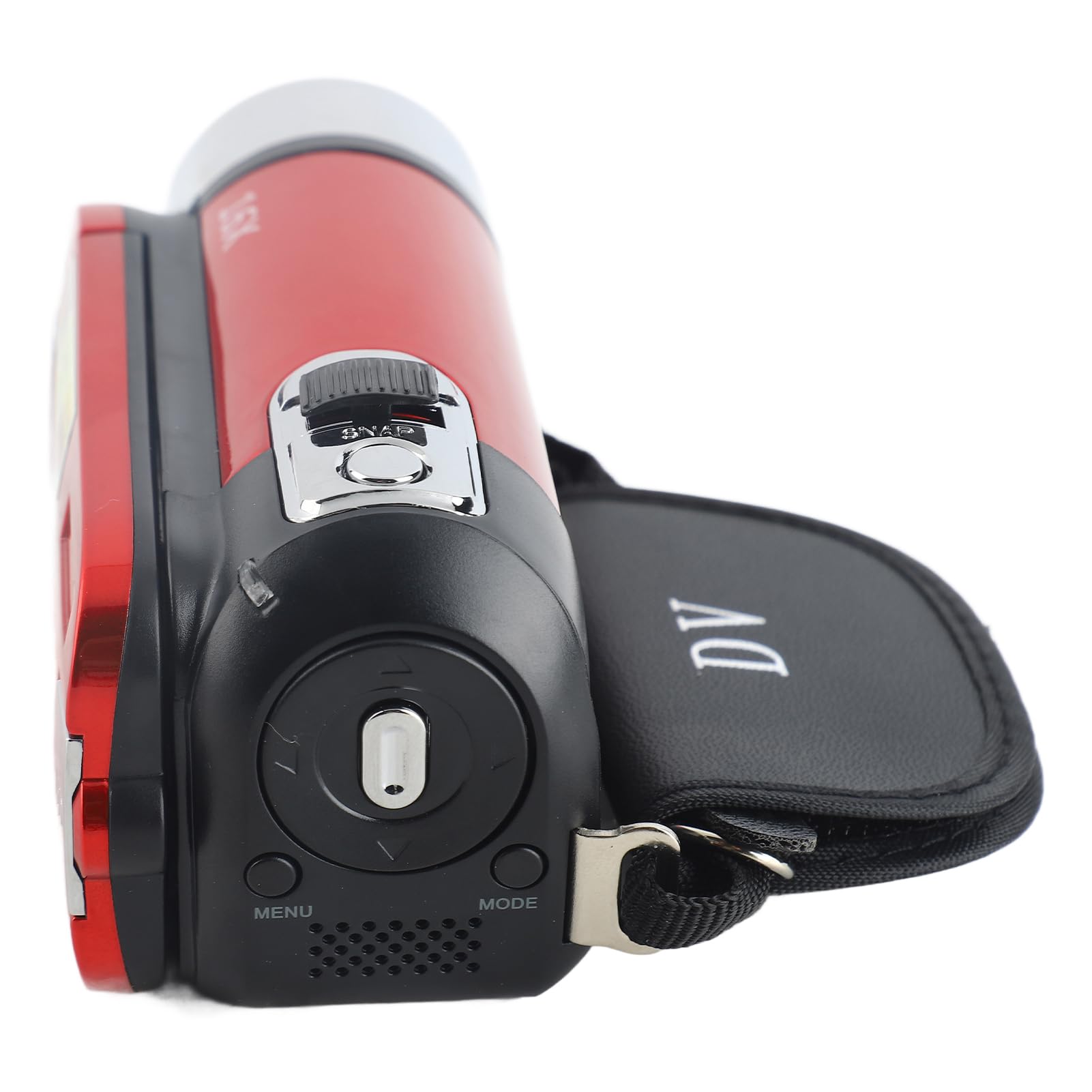 Draagbare Digitale Videocamcorder, Full HD-Rotatie 16X High Definition Digitale Camcorder Video DV-camera, 270 Graden Rotatie Mini-videokamera (rood