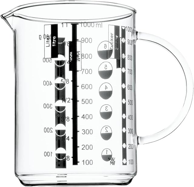 WMF Dzbanek Kuchenny z Miarką, Bezbarwny, 1 l