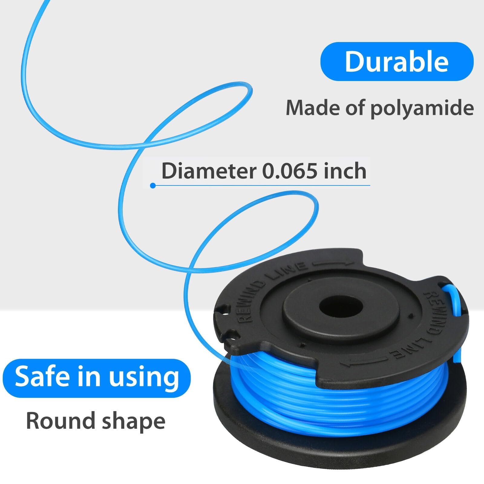 Lot De 4 Bobines De Fil De Rechange Pour Débroussailleuse Toro 88524