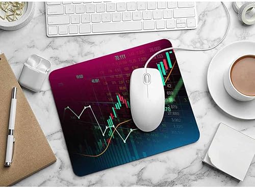 Miniatura 4 de Pehede Alfombrilla de mouse con base de goma antideslizante, fácil de deslizar, alfombrilla de mouse para computadora, laptop, juegos, oficina y