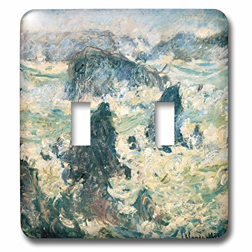 Placa interruptor Claude Monet para evocar el mar en tu habitación 3