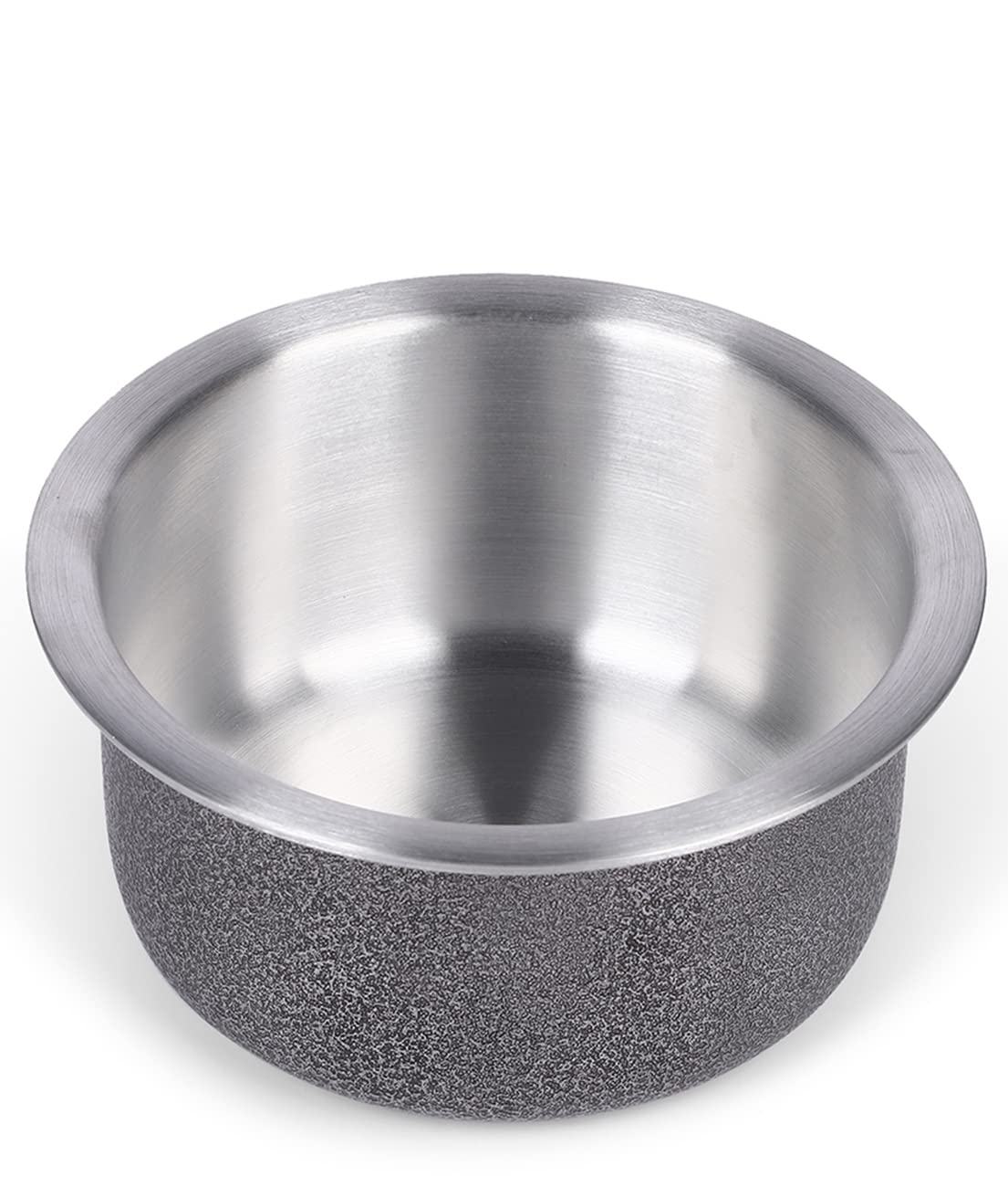 HOMETALESAluminium Tope/Patila (20cm), Capacity 2600ml, Hammertone Finish, Induction Compatible