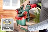 Bosch Home and Garden 1000 ml Paint Spray System PFS 5000 E (2X Paint Tanks 1000ml, Nozzle for Wall Paint/Glazes/Varnish, Colour Filter, Cleaning Brush, Box, 1200 Watts) - 5