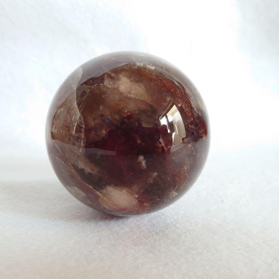 Amazon.co.jp: 偶然の賜物 ファイヤークォーツ&サンムーンストーン共生