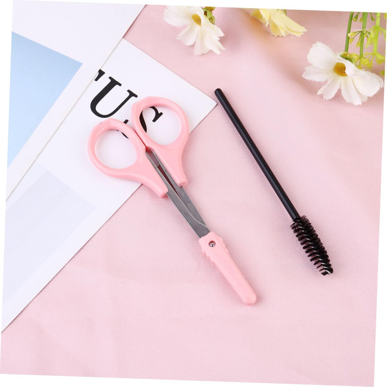 MERRYHAPY 1set Eyelash Scissors and Eyelash Stainless Steel Eyebrow Trimming Kit for Professional Makeup Application and Grooming