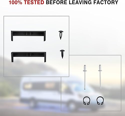 Miniatura 3 de ZONFANT 366121 Kit de reparación de tobogán de RV, kit de reparación de triple rack para RV en pared deslizante