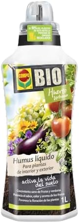 COMPO Humus líquido, Crecimiento sano de frutas y verduras, Apto ...