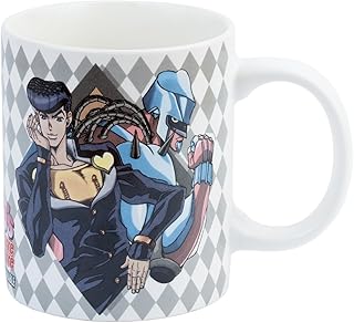 Grupo Erik JoJo's Bizarre Adventure Ceramic Mug | 35 cl / 350 ml / 11.8 oz - 3.74 x 3.15 inches / 9.5 x 8 cm | Jojos Bizar...