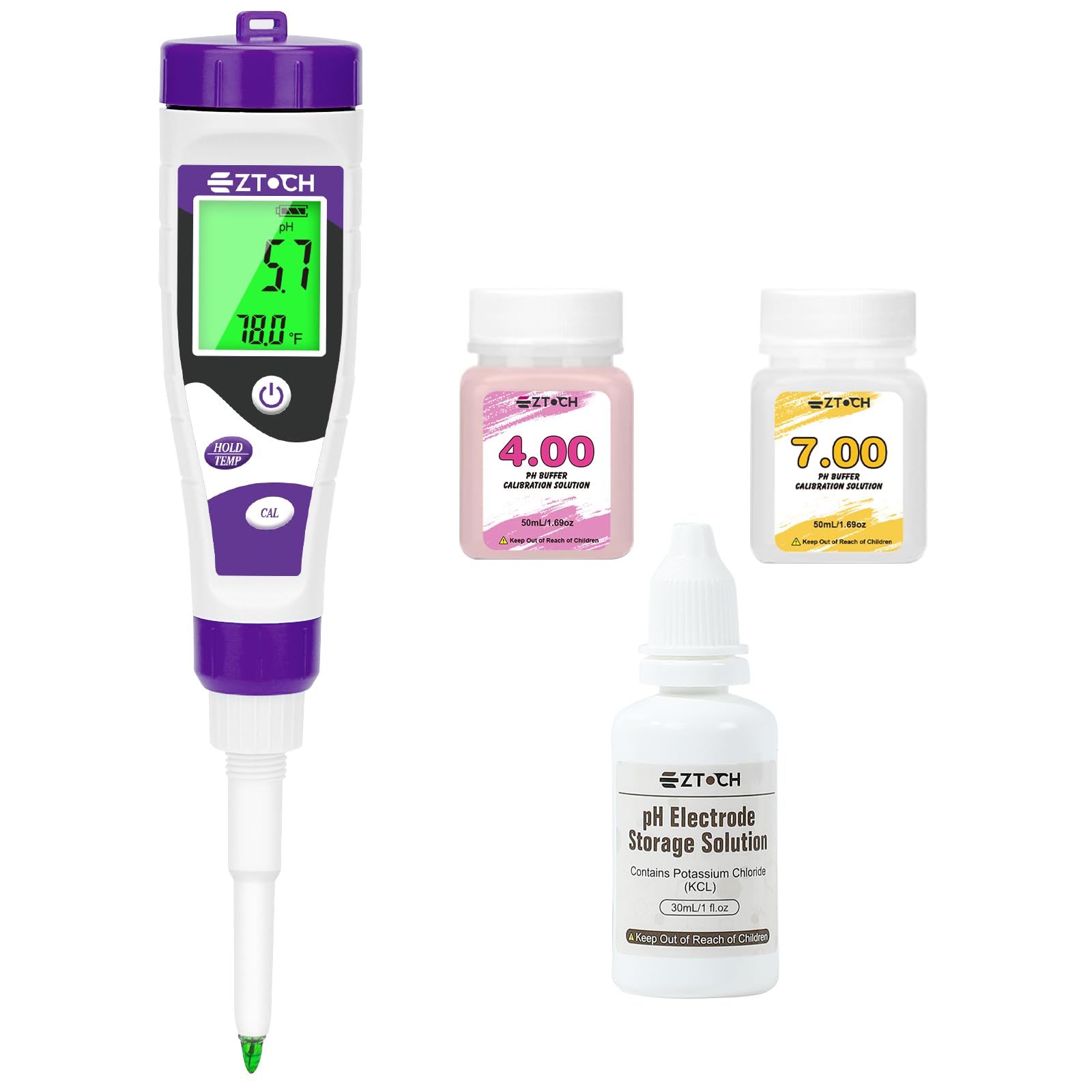 Testeur de pH numérique pour la fermentation des aliments, la mise en conserve, testeur de pH intelligent pour pain, fromage, sauces, mesure le pH dans l'eau, le brassage, la viande, les