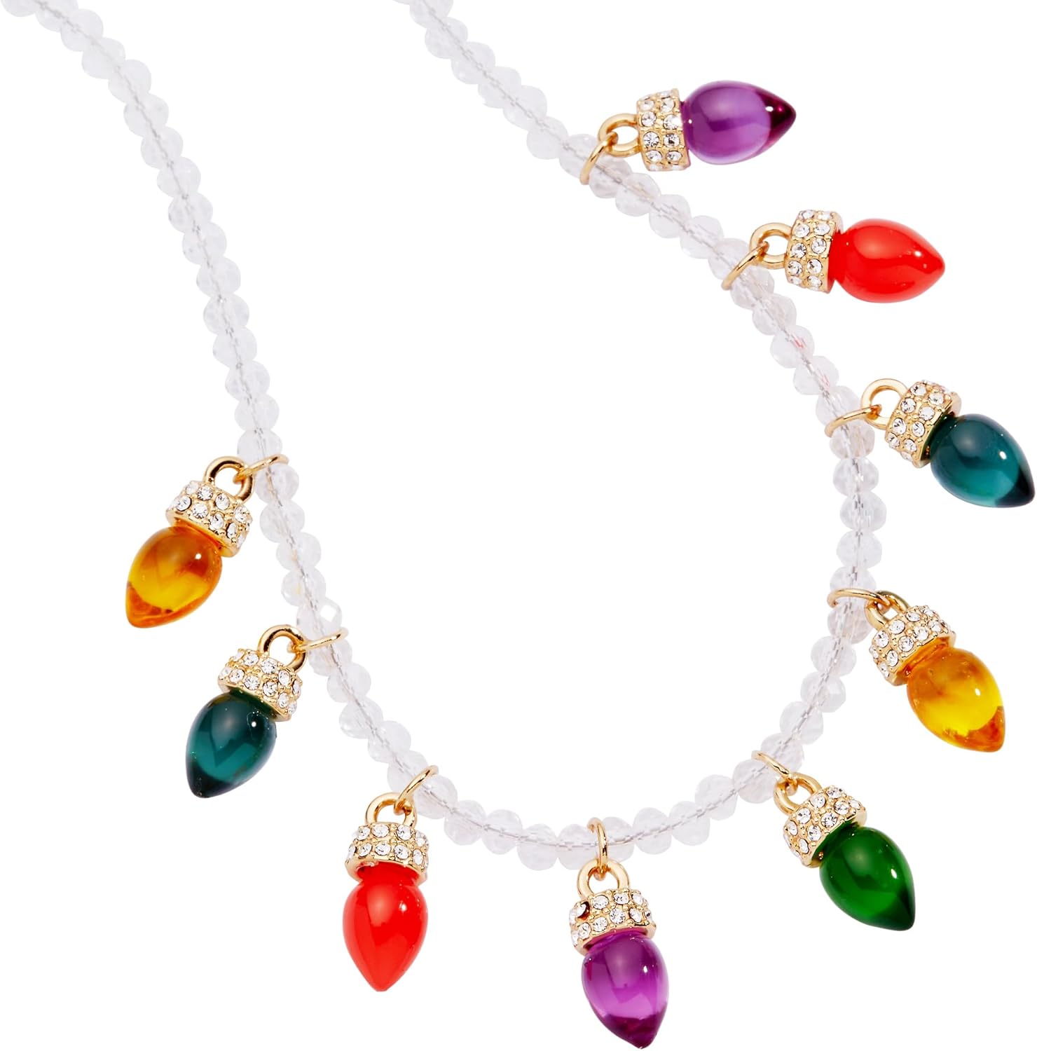 Alex and Ani Christmas Light Bulb Shaker Necklace