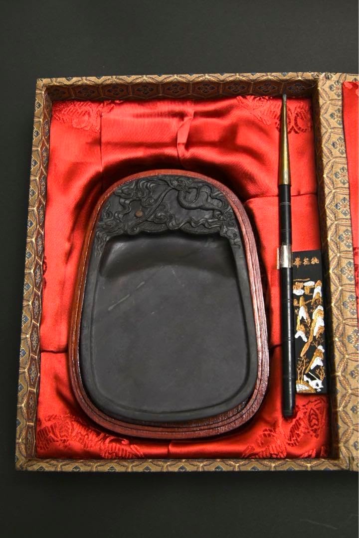 ⭕️希少 高価 新品美品 鍋倉山龍渓硯 清泉堂 三代目 深澤秀教 大型な