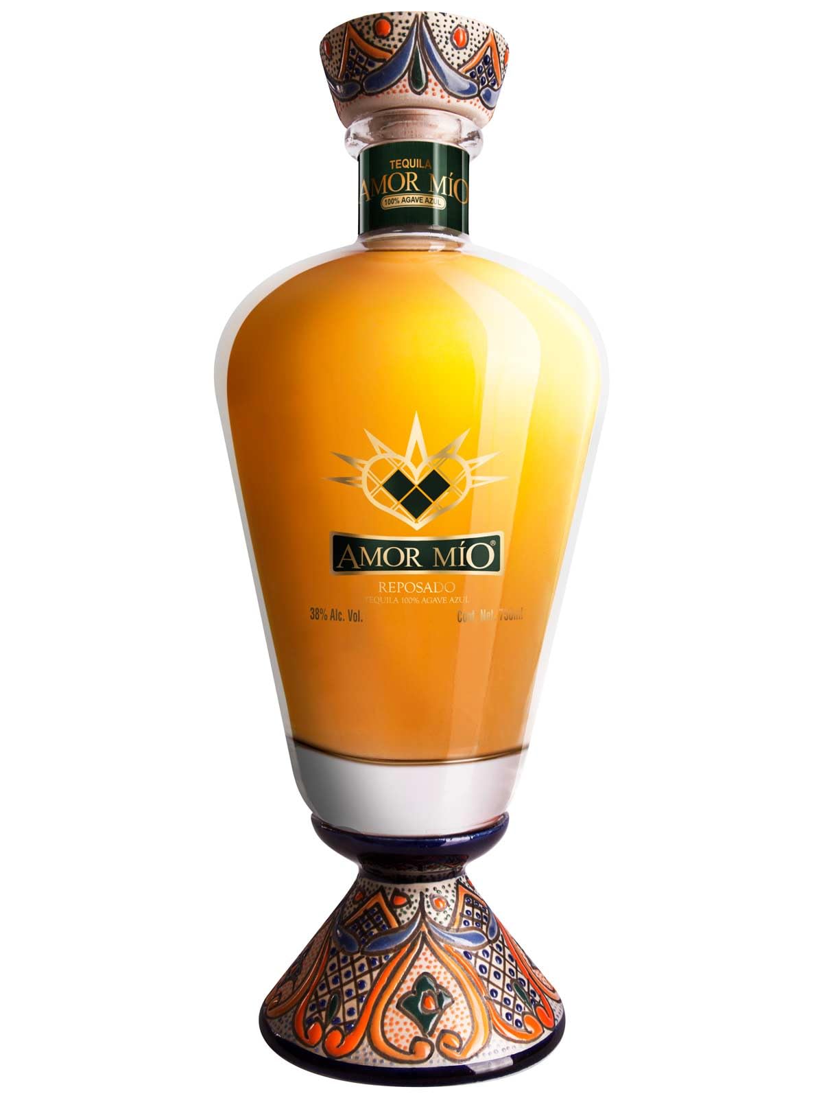 Amor Mío Tequila Reposado 100% Agave Azul 40% Vol. 0,7l in Giftbox