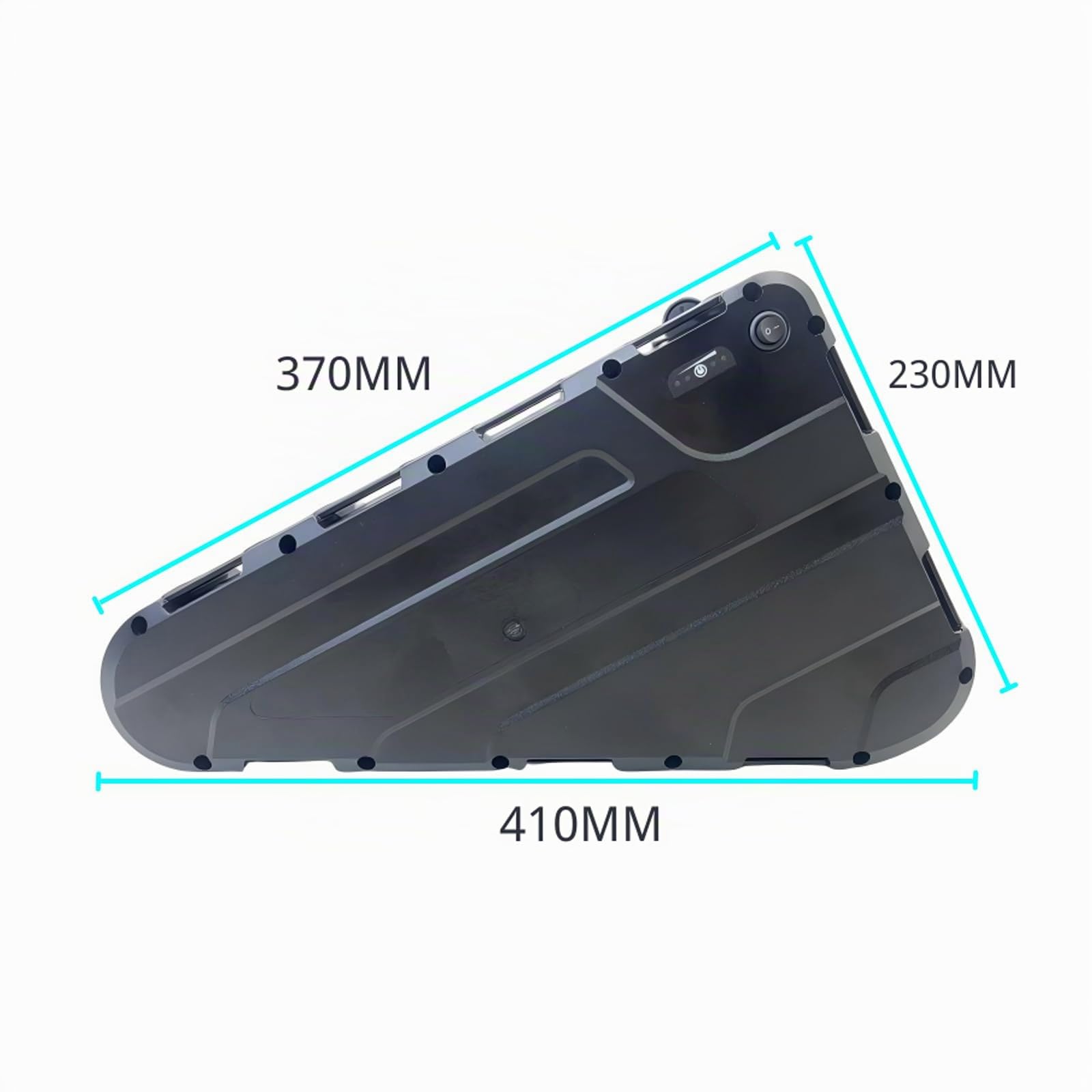 Batteries Lithium triangulaires pour vélos électriques 48 V/52 V/72 V, capacités 35 Ah, 30 Ah, 20 Ah avec BMS Inclus. Batteries pour vélos électriques adaptées aux Moteurs 350 W-2000 W. (52V 30Ah)