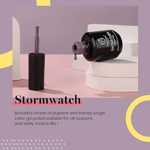 Miniatura 584 de Beetles - Esmalte de uñas en gel de 0.5 onzas fluidas (15ml), curado con lámpara LED, extracción por remojo, para arte de uñas, estética