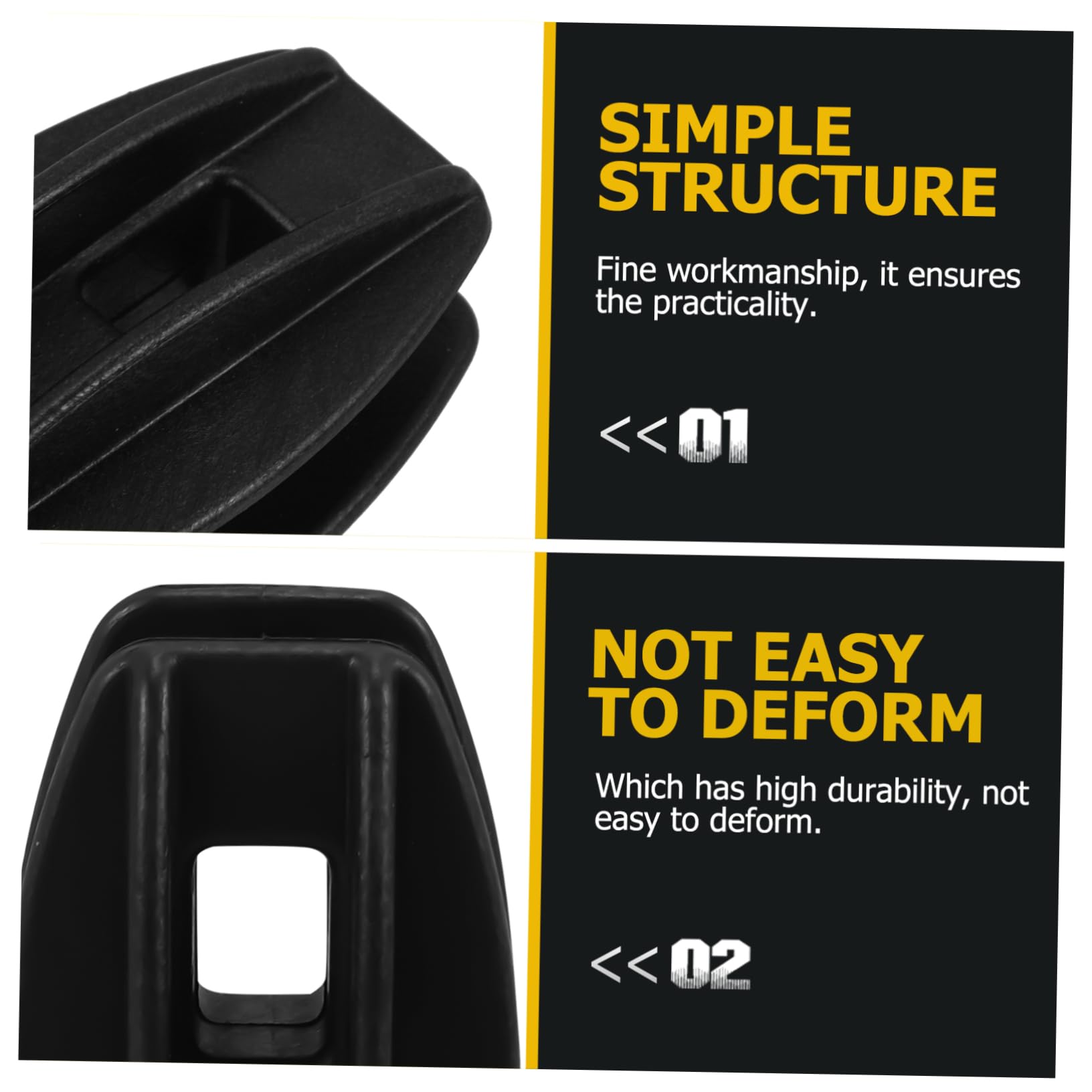 Mipcase 4 Set Di Isolatori Per Filo Di Recinzione Isolatori Per Recinzione Elettrica Resistenti E 10 Pezzi * 4