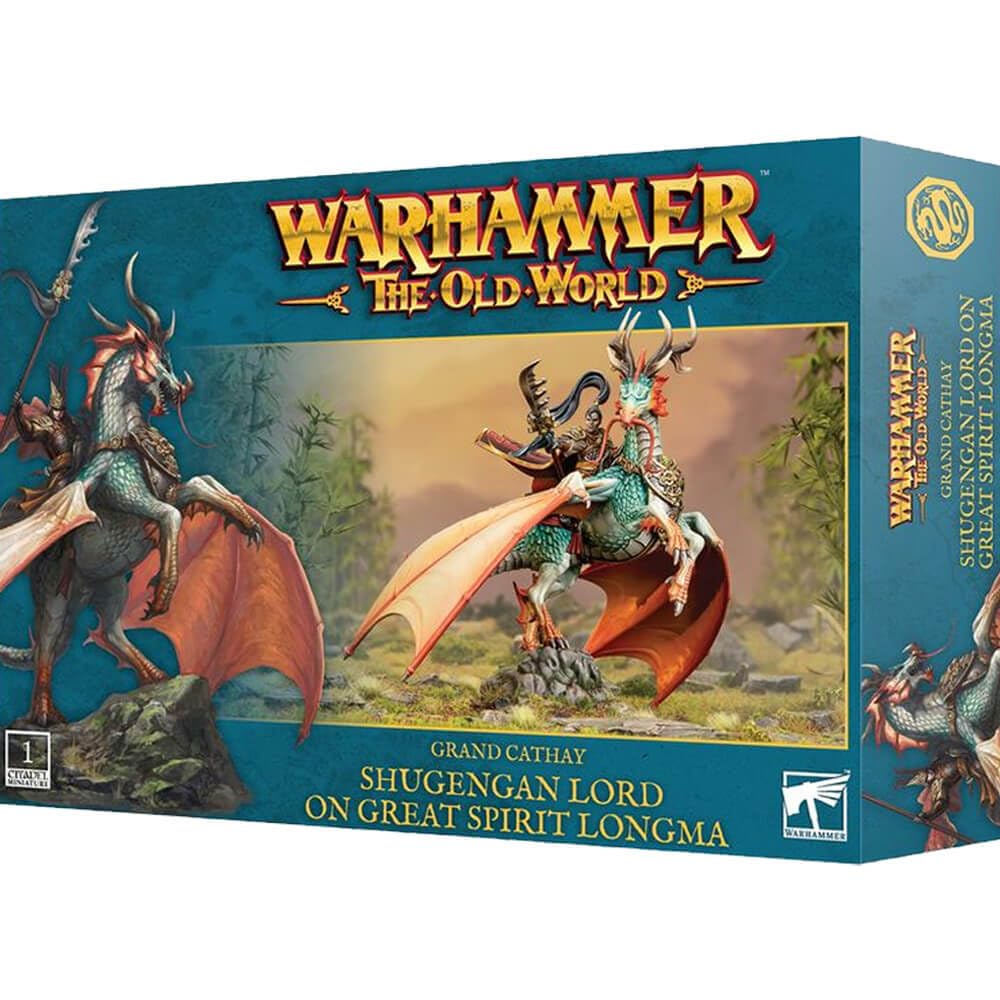 Shugengan Lord On Great Spirit Longma Warhammer The Old World Grand Cathay BOXED