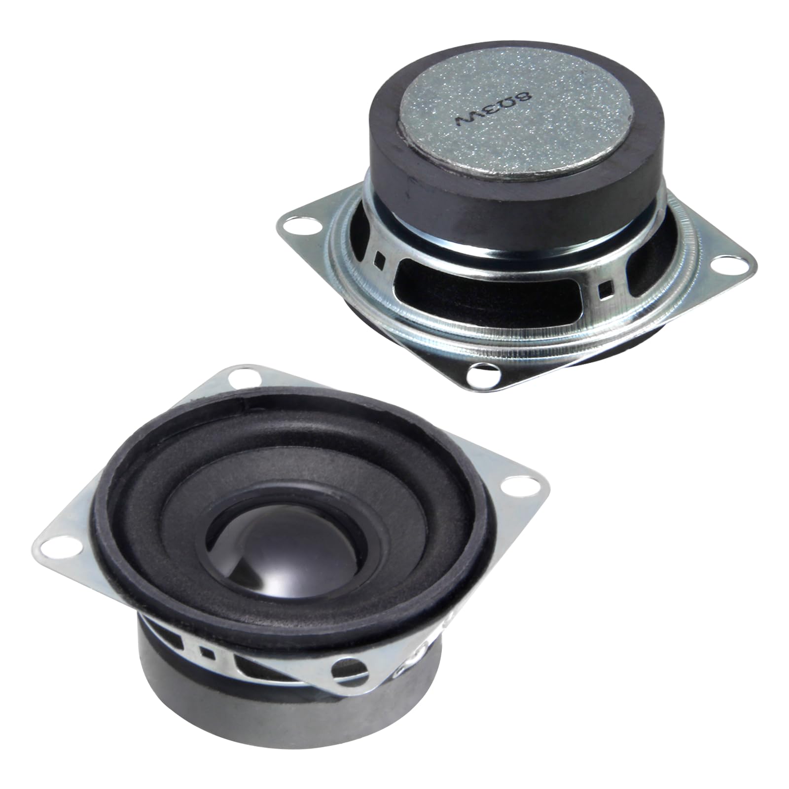 2 Pack 2" 8ohm 3w Full Range Speakers, DIY Speaker Kit for Replacement Speakers, Complicable with Arduino Speaker