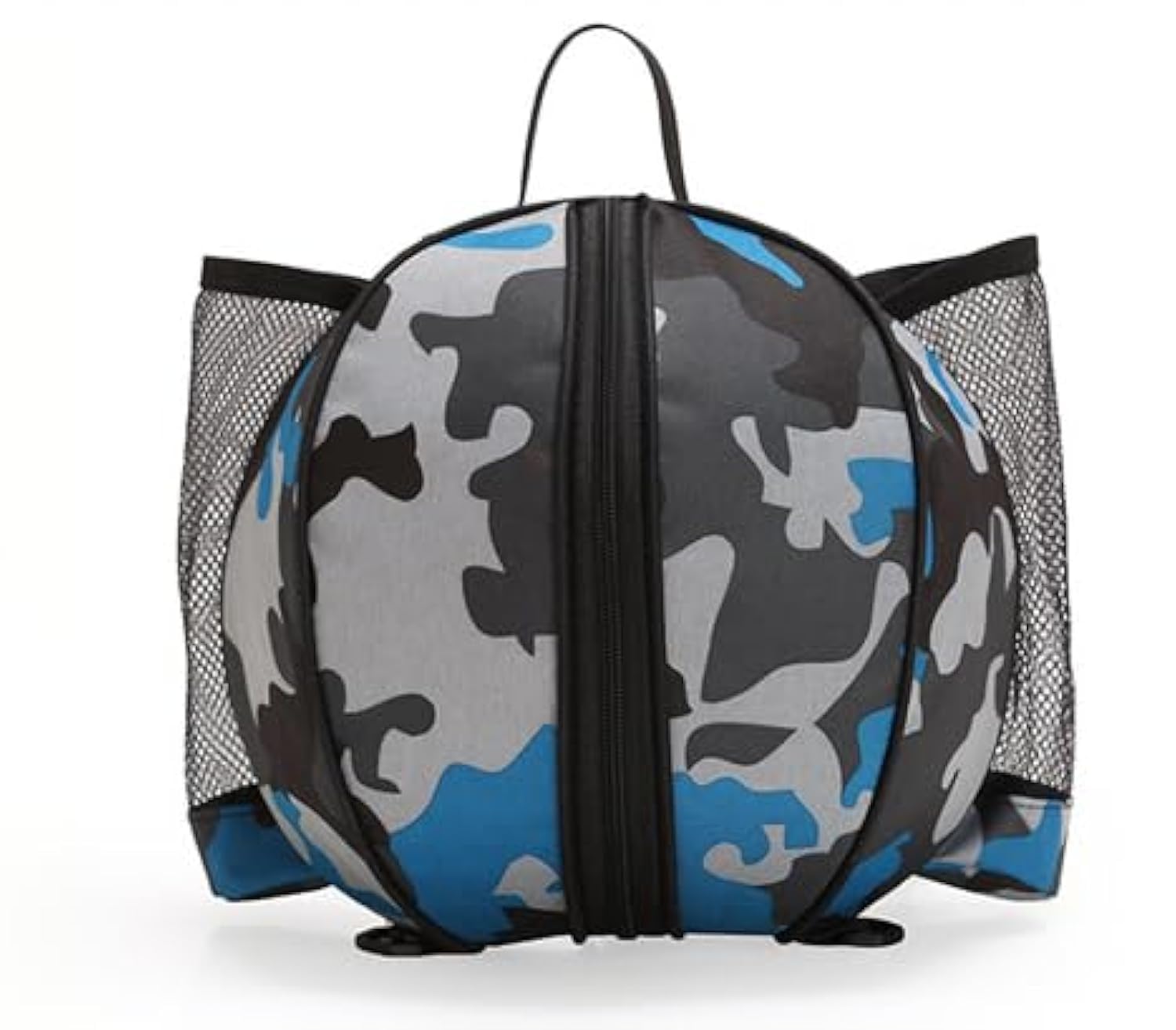 Borsa Rete Per Palloni Inheming - Zaino Con Coulisse Per Basket, Calcio, Pallavolo, Blu 27x42cm - Foto 8