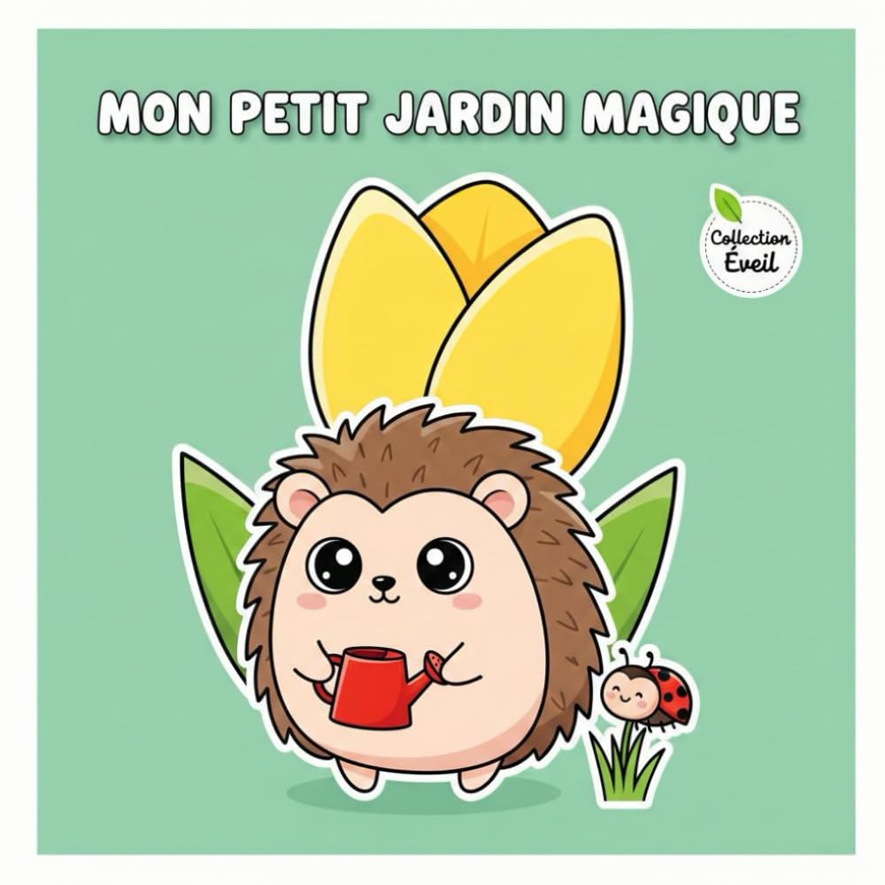 MON PETIT JARDIN MAGIQUE: Coloriage du Printemps - Dès 3 ans (Éveil & Couleurs)
