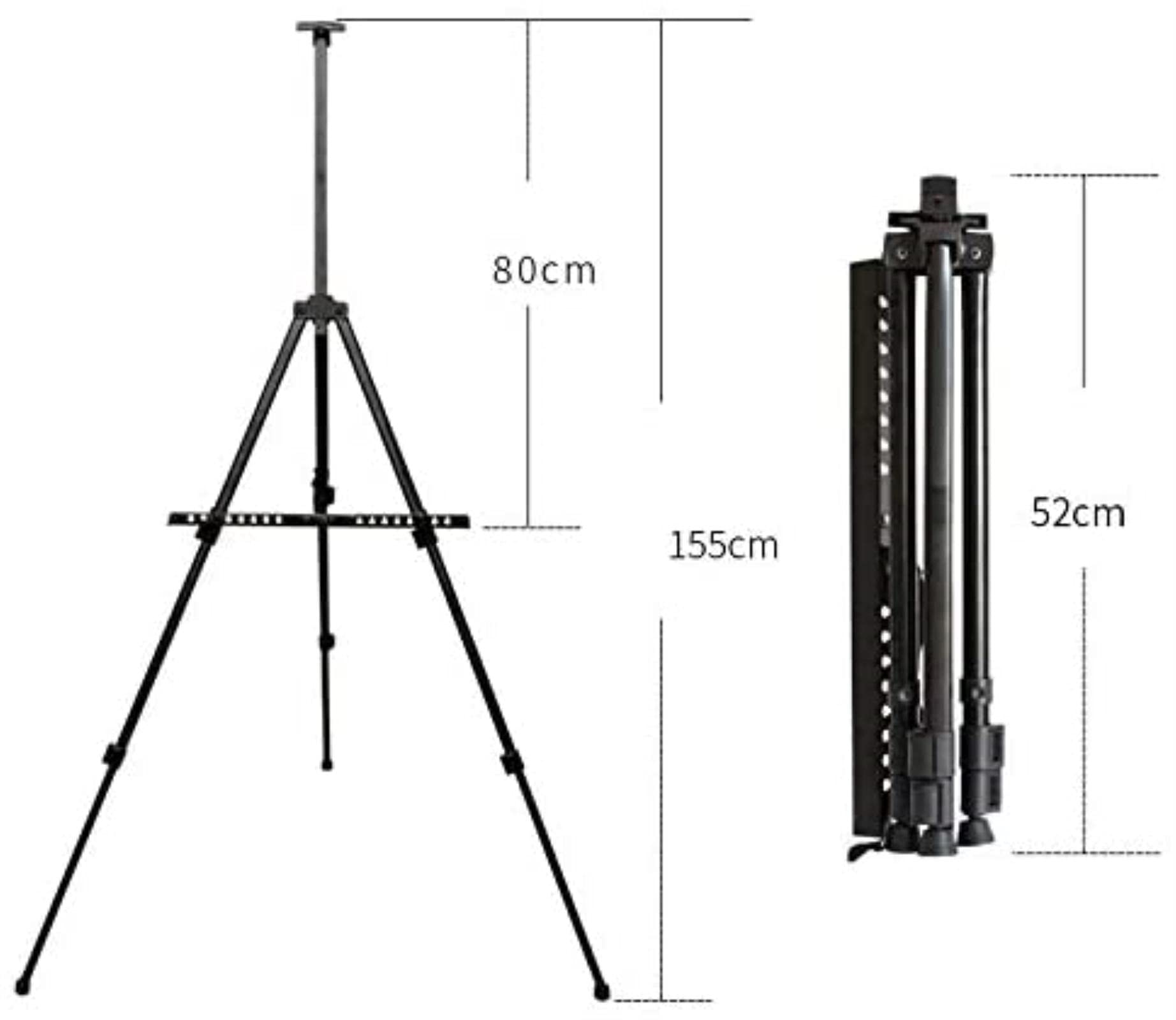 Cavalletto da Disegno, cavalletto telescopico Pieghevole, Strumento per Schizzi e Pittura, Facile da trasportare