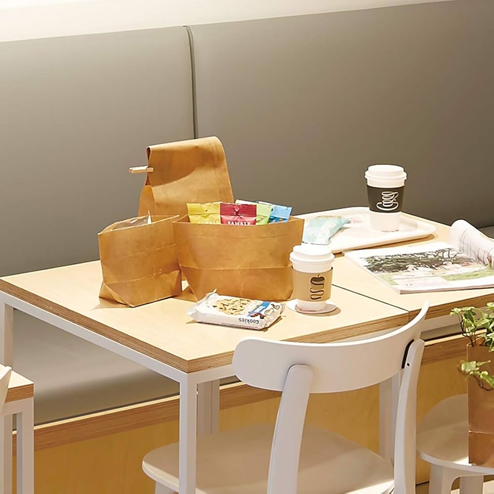 Amazon | シモジマ ヘイコー 紙袋 ロー引き袋 亀底 W-2 220×140×マチ