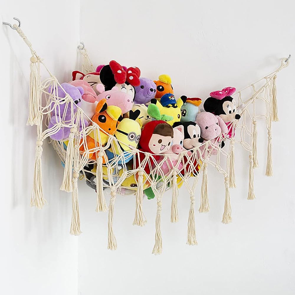 Rangement Vertical Pour Peluches – Zoo En PVC Blanc – Économiseur D'espace