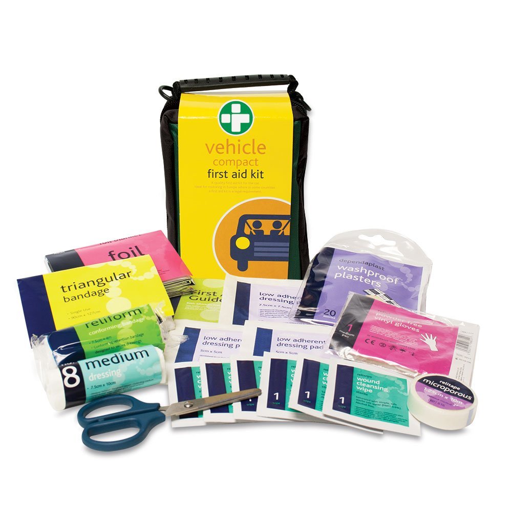 Reliance Medical REL155 Compact Vehicle First Aid Kit, Helsinki Bag