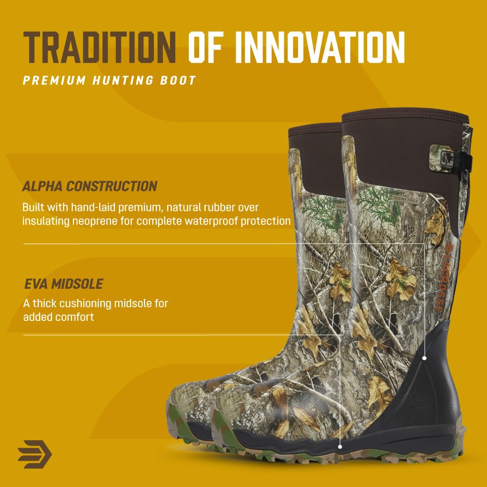 Lacrosse Herren Alphaburly Pro Realtree Edge 45,7 cm Jagdschuh