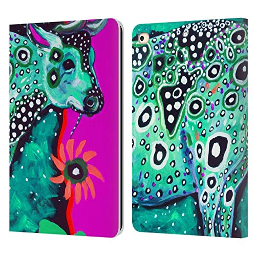Housse cuir iPad 9.7 2017 portefeuille antichoc Mad Dog Art