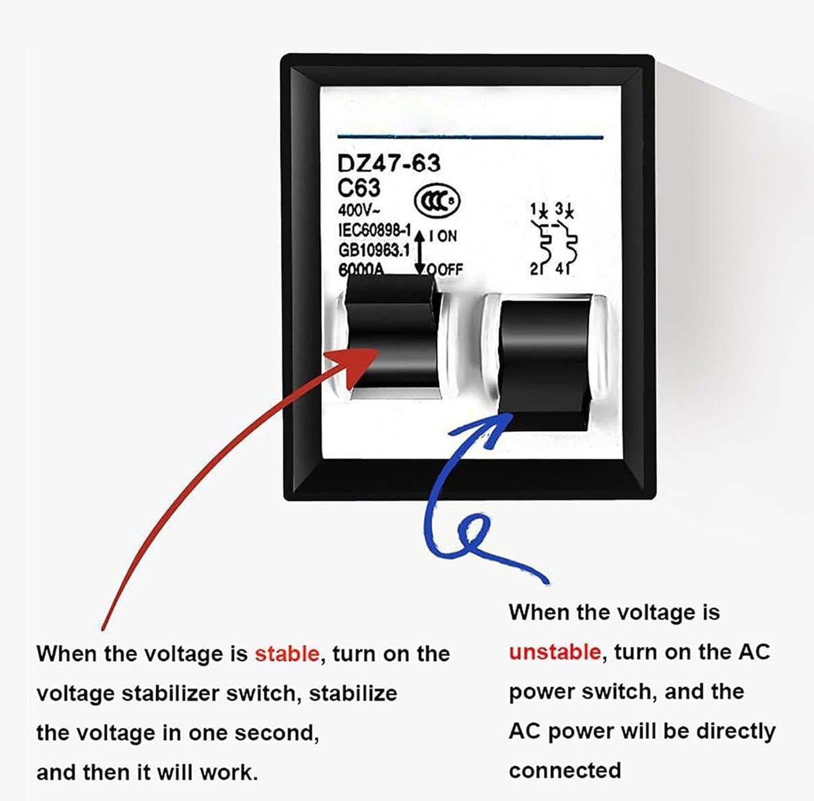 Regulador de Voltaje automático, Estabilizador Tension de 220V, Estabilizador de Voltaje para electrodomésticos, Transformador de Voltaje AC monofásico, Rango de Voltaje: 120-280V,15000W