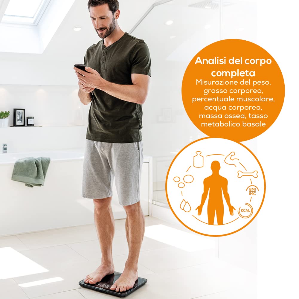 Beurer BF 915 Signature Line Bilancia Diagnostica Connettibile con Rivestimento ITO