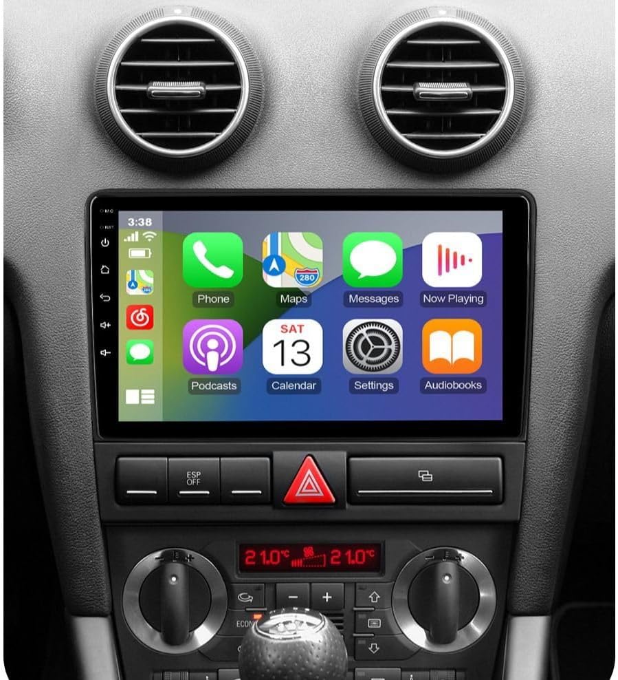 Miniatura 3 de DJC - Estéreo inalámbrico para automóvil de 7 pulgadas, Apple Car Play Android Auto, receptores de audio para coche con pantalla táctil, WiFi