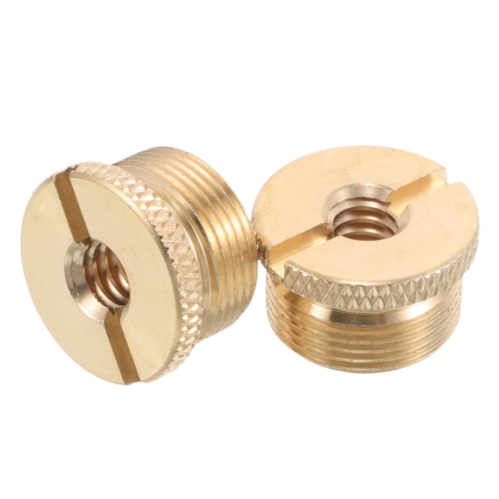 BESPORTBLE Mic Stand Screw Adapter Kit 2pcs 1/4 to 5/8 Threaded Screw Mount for Condenser Microphone