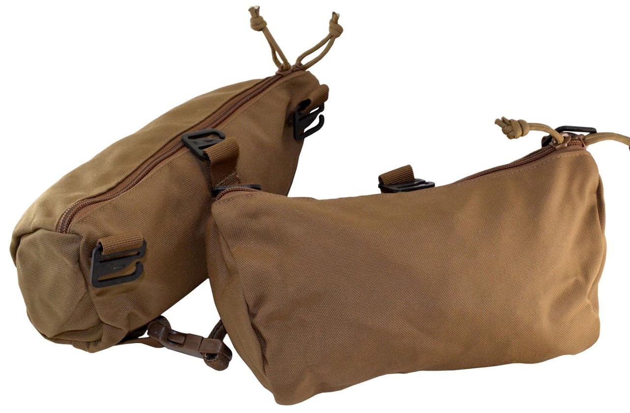 Ray Allen G-Hook Backpacks for Dog Harness (Coyote, 3 G-Hooks; 13