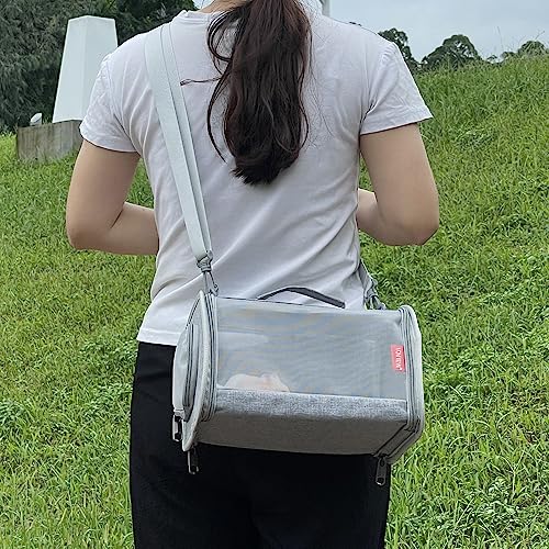 Ioview Guinea Pig Carrier Travel Small Animal Carrier Bag Lizard Bird Rabbit Carrier Cage Squirrel Breathable Bag Portable Travel Hamster Small Pet Hangbag  thumb #4