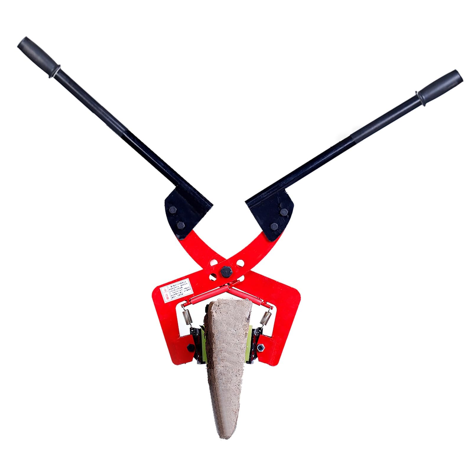 QUSYZD Paving Slab Lifter Steel Paver Stone Clamps Curb Carrying Tongs, Heavy Duty Paver Granite Lifter Tool, Lifting Clamps for Slab/Curb/Brick/Marble,S-Opening 6-18cm (2 3/8"-7 1/8")