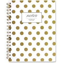 Cambridge Business Notebook, Hardcover, 80 Sheets, 9-1/2 x 7", Fashion, Gold Dot 59016