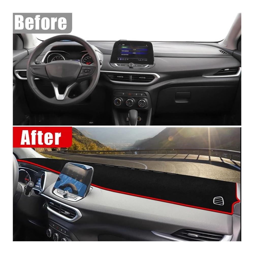 Para Tracker 2020 2021 2022 2023 Coche Salpicadero Cubierta Interior Salpicadero Protector Cubre Salpicadero Estera Cubierta Accesorios cubierta salpicadero coche