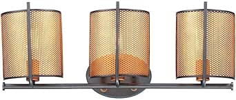 Maxim Caspian-3 Light Wall Sconce-26.75 Inches Wide by 10.25 inches high