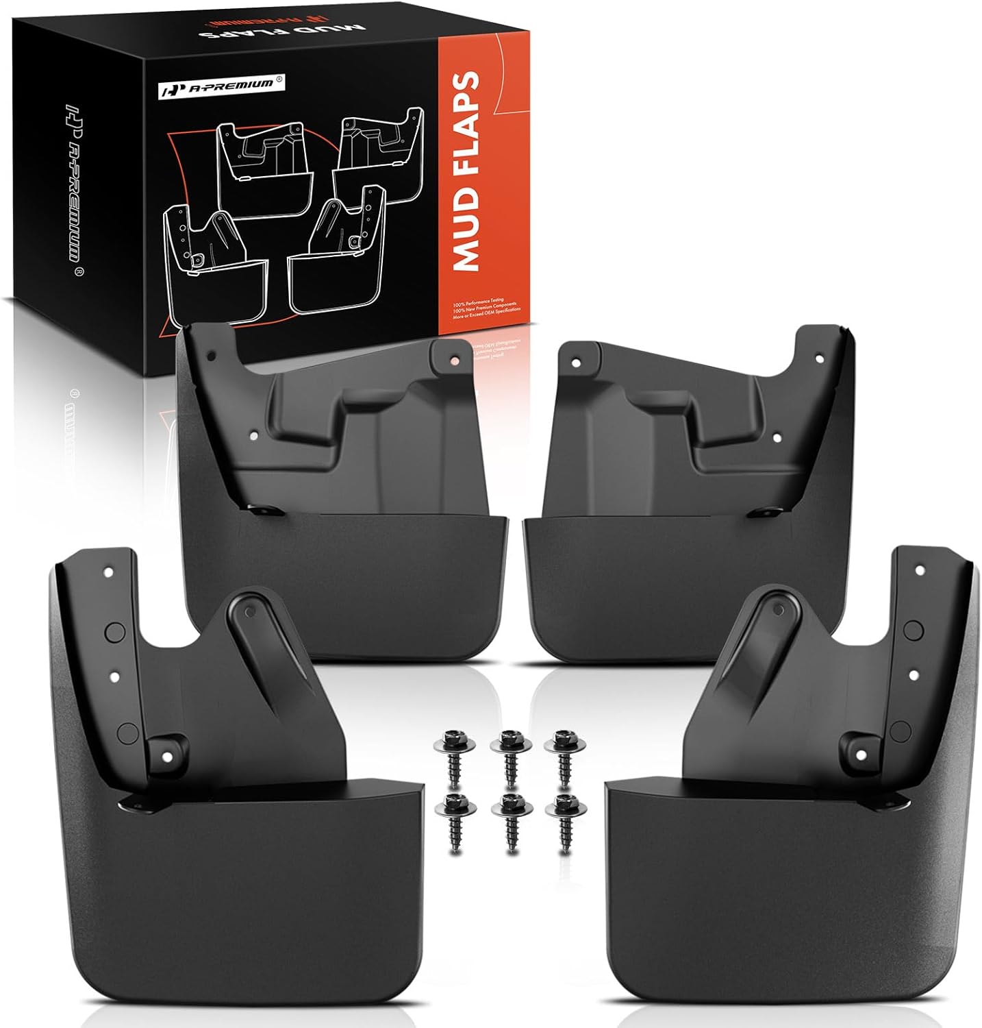 A-Premium Mud Flaps for Toyota Tundra 2022 2023 2024 2025 2026, No Drilling Required Mud Guards with Hardware Accessories, Set of 4 Front & Rear Splash Guards(Not fits SR Models)