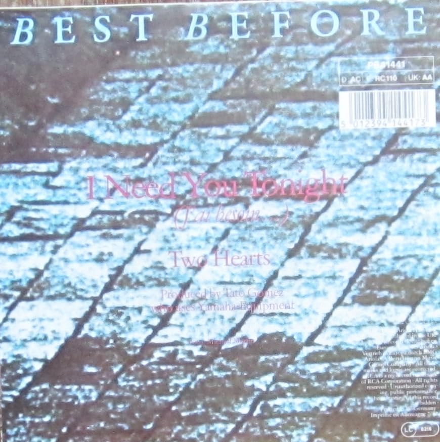 I Need You Tonight/Two Hearts [Import]