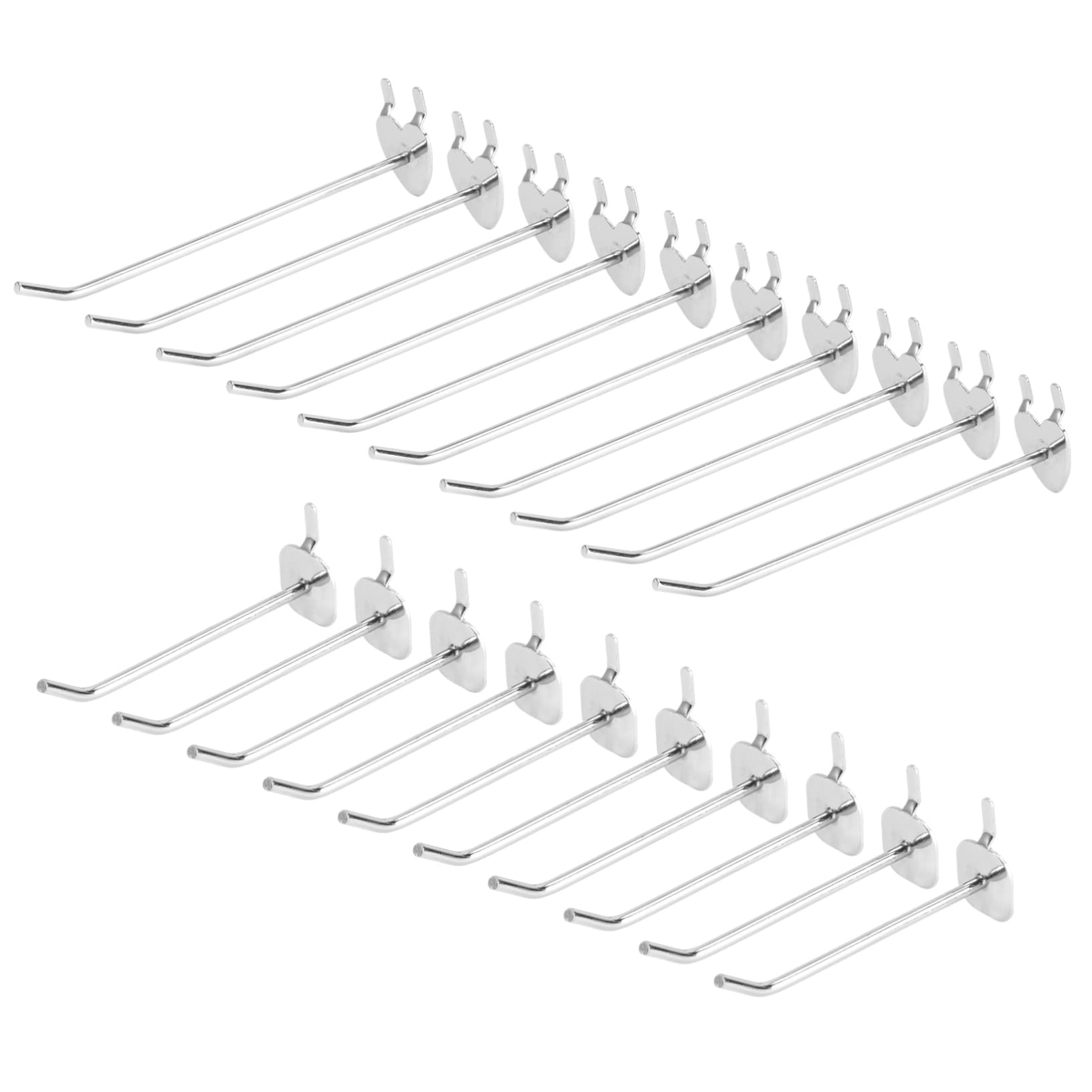 BUGUUYO 20 Iron Heart-Shape Apple-Shape Hooks Wall Hooks for Storage Display and Hanging