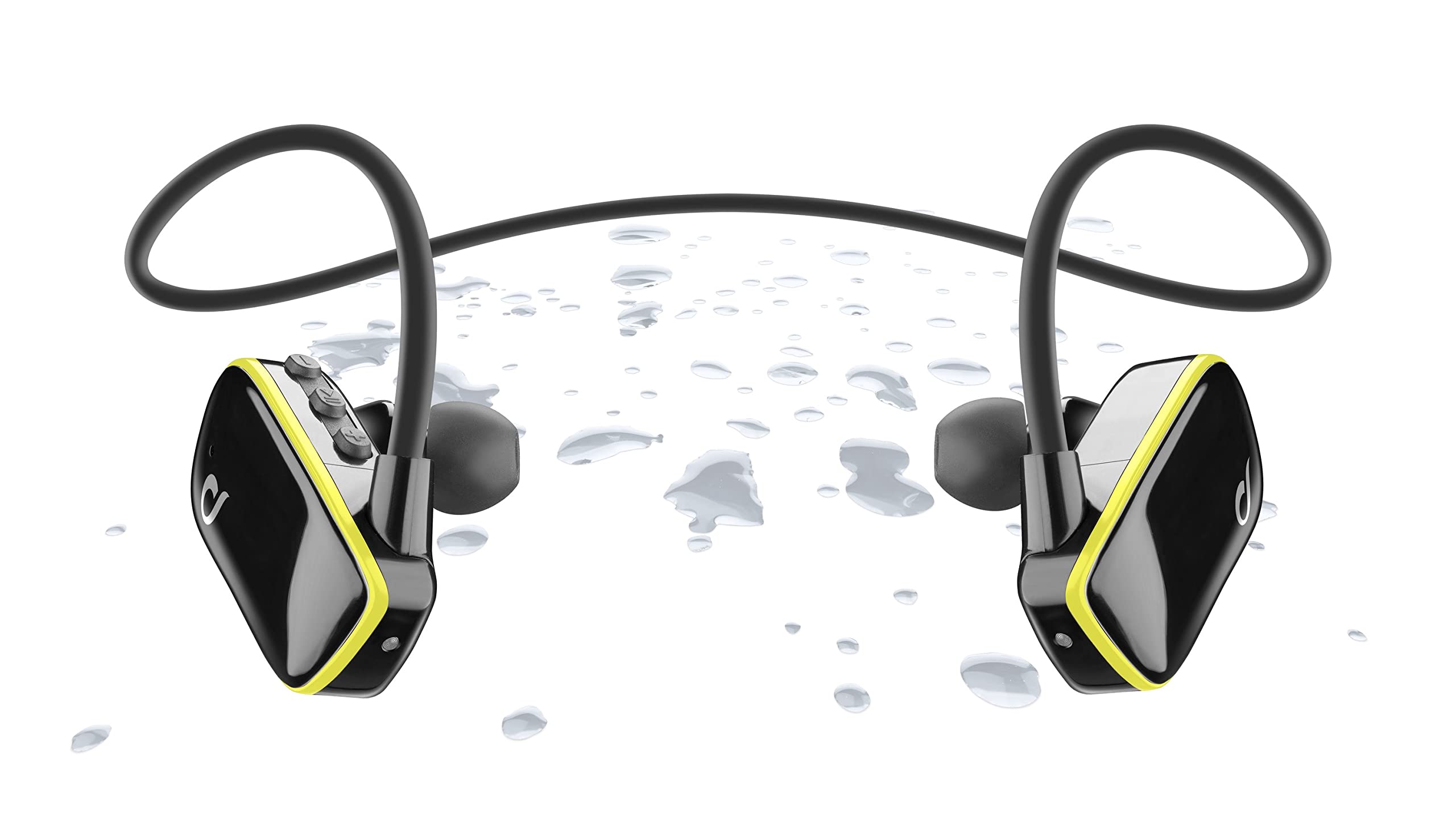 cellularline | Flipper - Universale | Cuffie Auricolari Bluetooth wireless per Smartphone Impermeabili Con Memoria Integrata