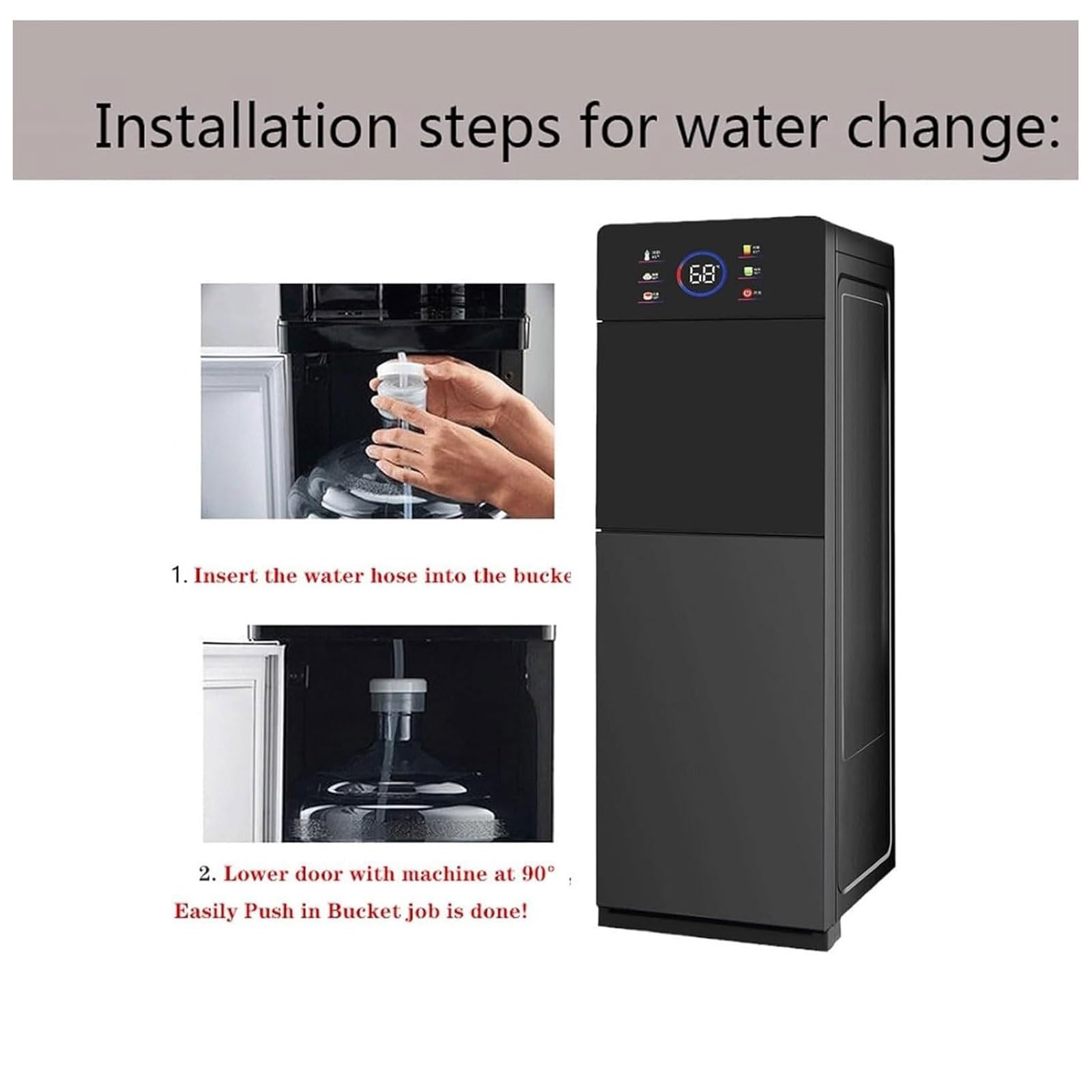 Distributore Acqua Istantanea Calda, Depuratore Acqua Verticale Commerciale, 3 Modalità Di Temperatura Dell'acqua, Depuratore Acqua Domestico, Per Casa, Ufficio, Caffè