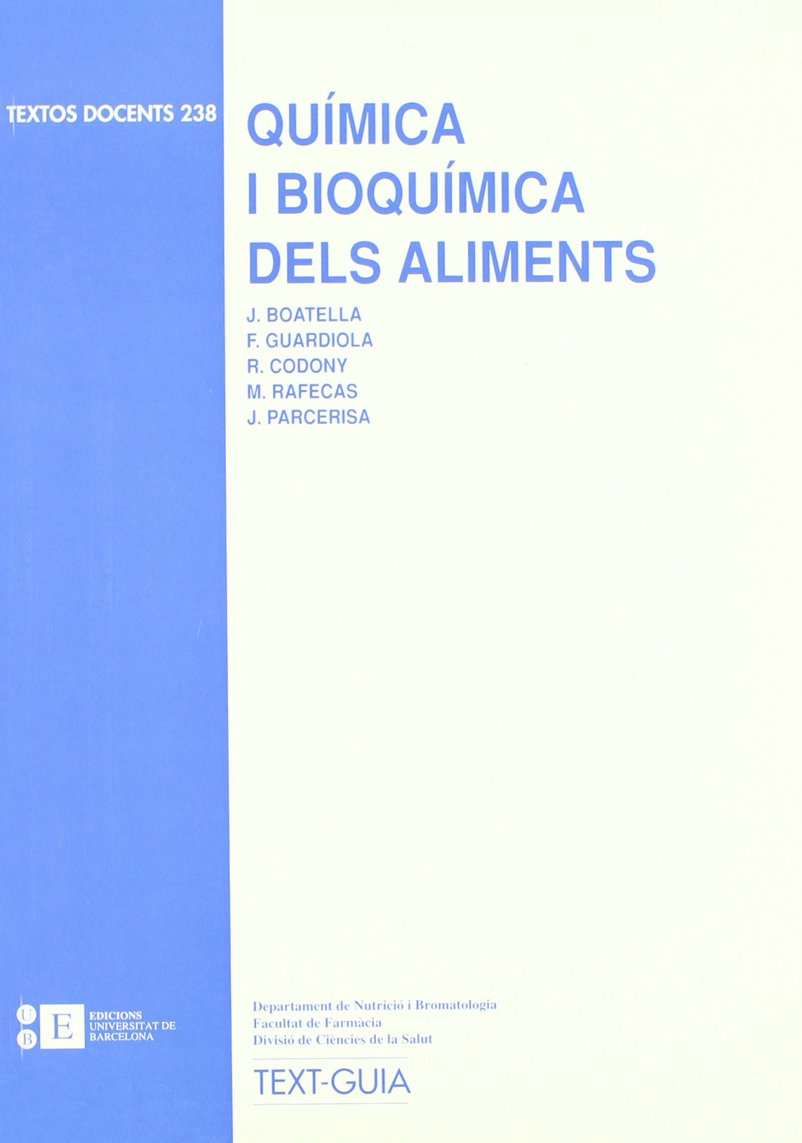 Química i bioquímica dels aliments