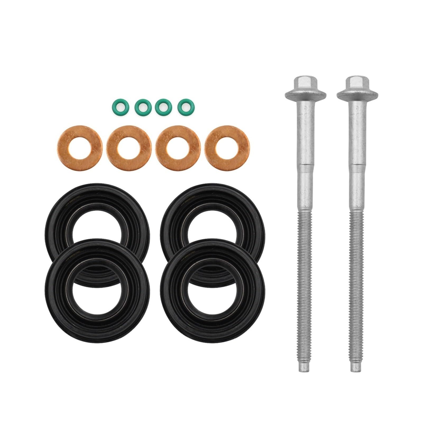 Fuel Petrol Injector Nozzle Fit for Ford Transit Mk7 2.2 TDCi Diesel Injector Seal Kit Injector Clamp Bolts 095000-5810 6C1Q9K546AC Diesel randstofinjector
