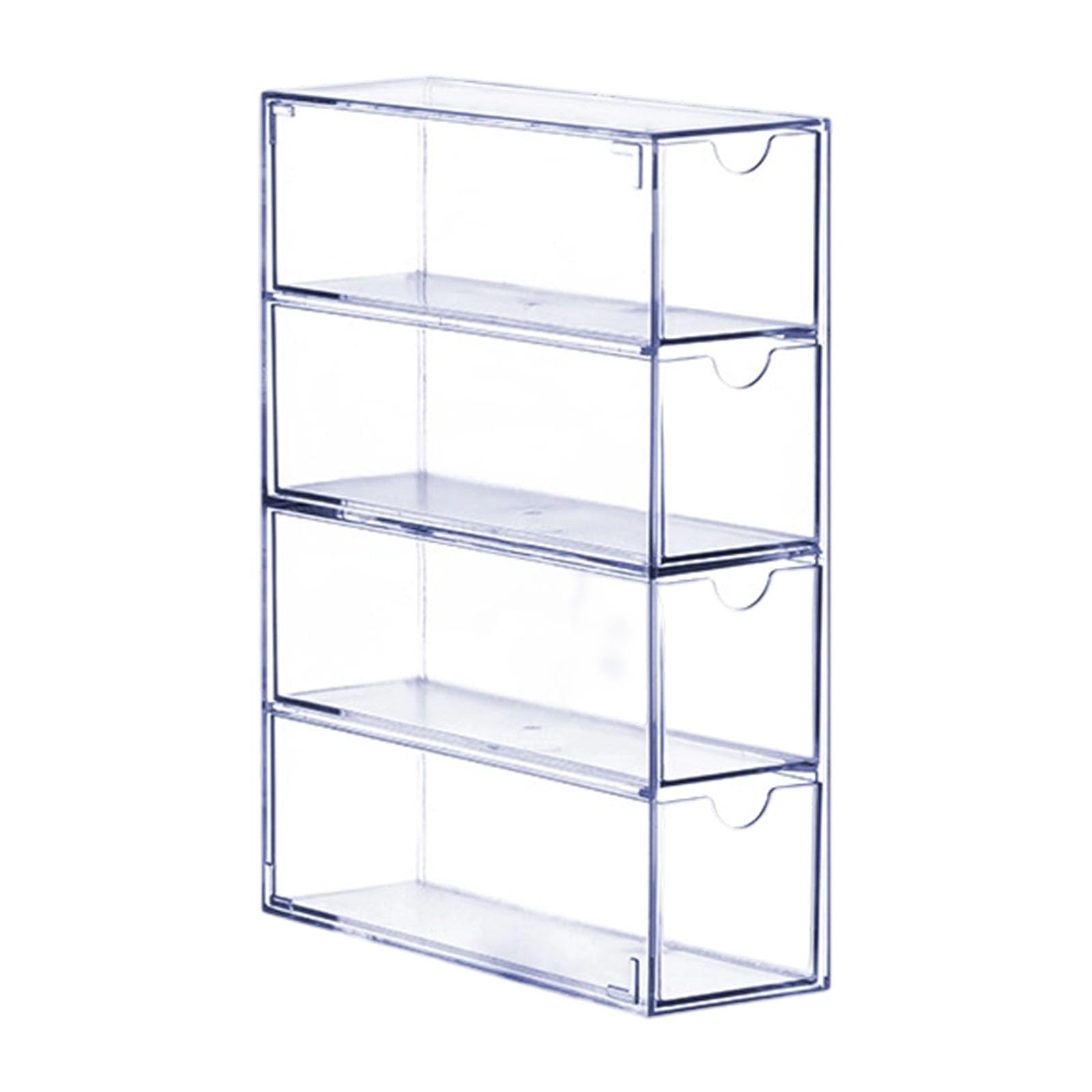 Zyouqi Transparent 4 Layer Eyewear Storage Layer Drawer Desktop Cabinet In Clear Acrylic For Home Use Acrylic Storage Box
