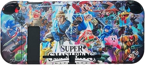 Luuly The Legend of Zelda Mario Animal Crossing Protective Case for Switch Anime Cute Soft TPU Cover Handheld Video Game Controller Nintendo Shock Absorption and Anti-Scratch